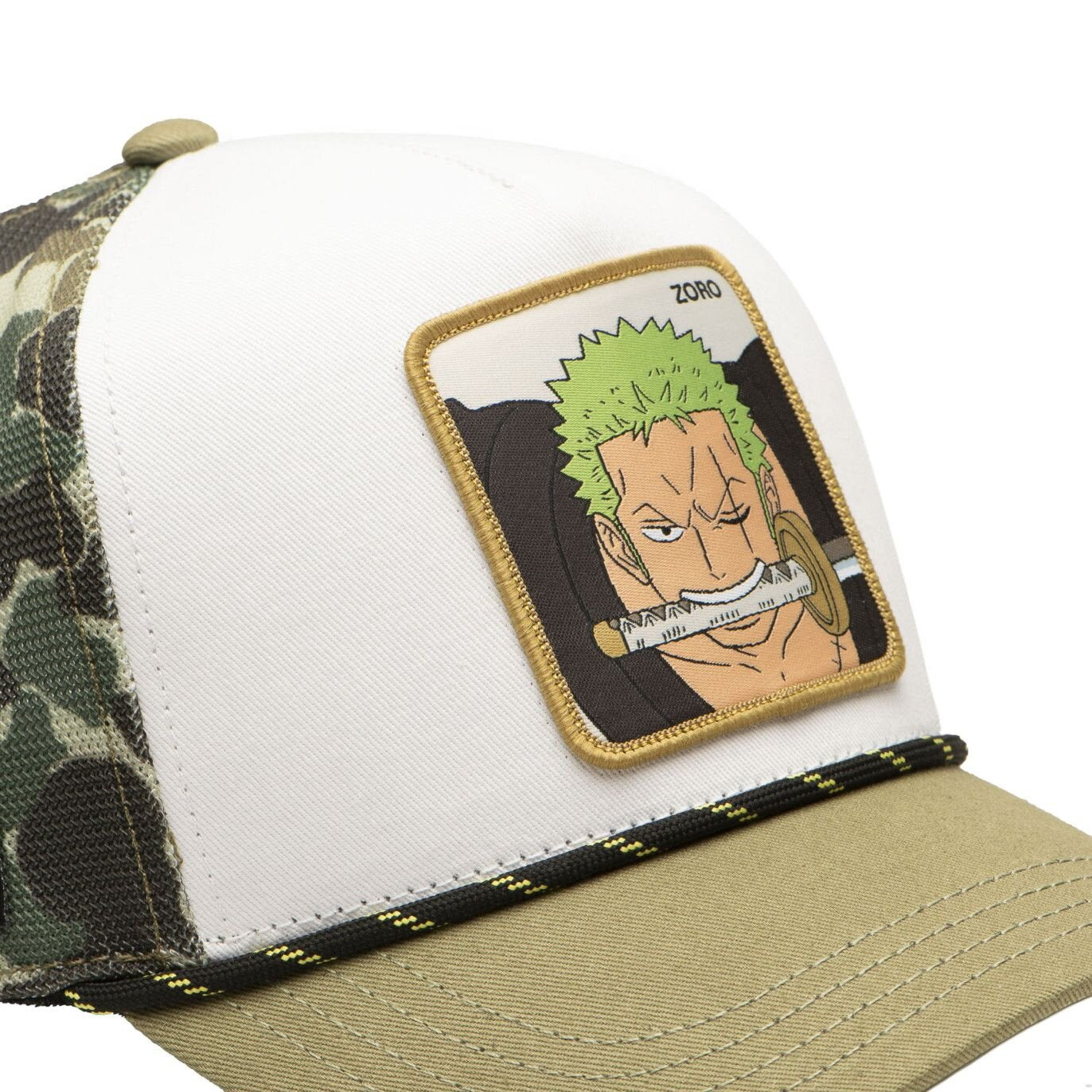 Casquette trucker premium avec filet One piece Zoro Camo N: 00792