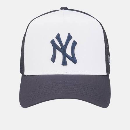 New Era Team Block Trucker New York Yankees Cap - white (black/white) N: 00351