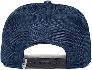 Goorin Bros. The Farm Kaleidoscope Collection Unisex Adjustable Trucker Cap, Blue N: 00357