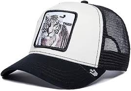 Goorin Bros Unisex The White Tiger Trucker Hat - Black/White N: 00358
