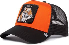 Goorin Bros. Trucker Cap Tiger Fan Orange Black N: 00359
