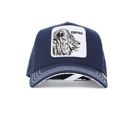 Goorin Bros The Empire Lion Trucker Cap in Navy N: 00352