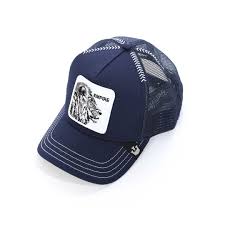 Goorin Bros The Empire Lion Trucker Cap in Navy N: 00352